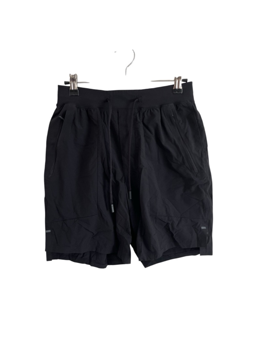 lululemon athletica Men's Black Performance Drawstring Shorts